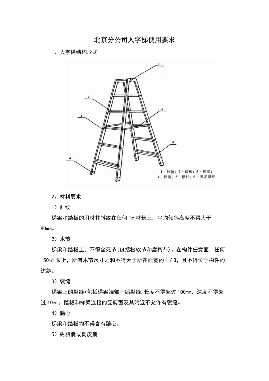 梯子角度安全规范要求，梯子的角度有哪些规范要求