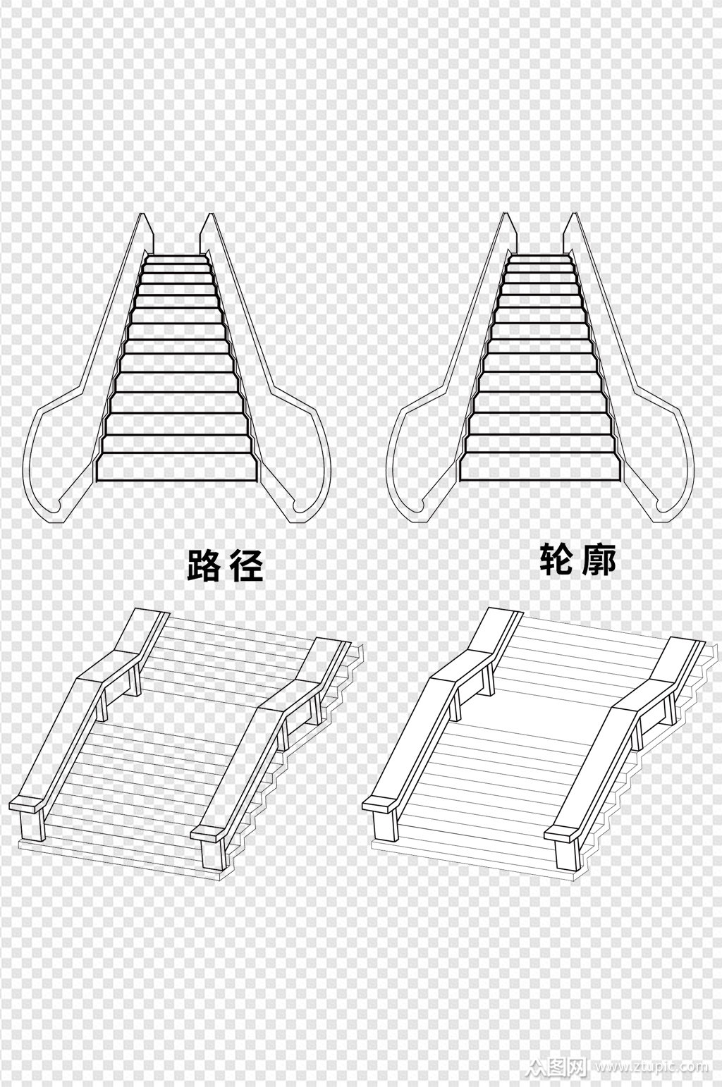 请问梯子怎么画好看，请问梯子怎么画好看图片