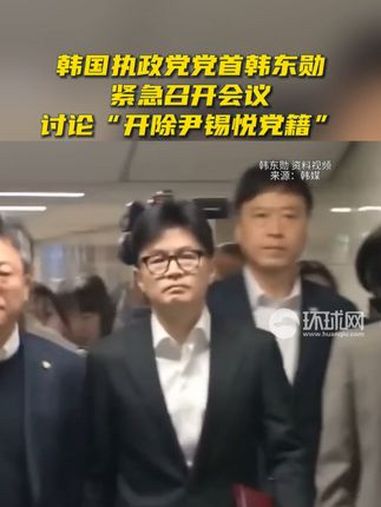 韩东勋当选韩国执政党新党首的简单介绍