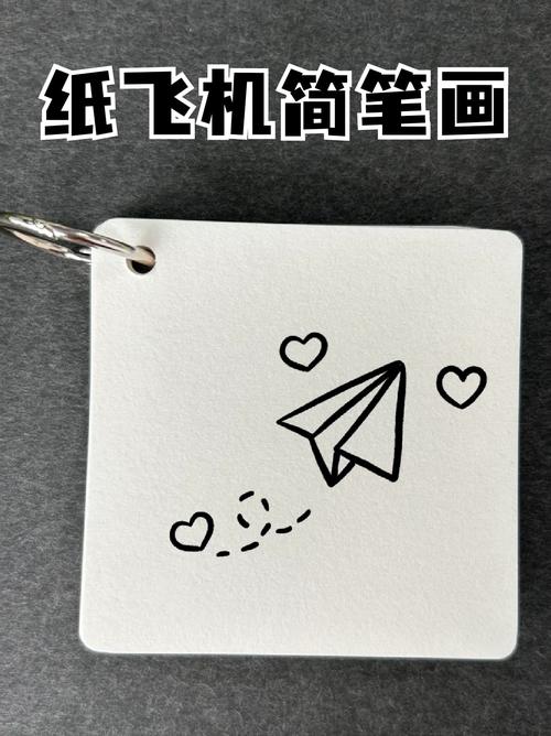 纸上飞机格怎么画图解:在纸飞机上画上美丽的图案